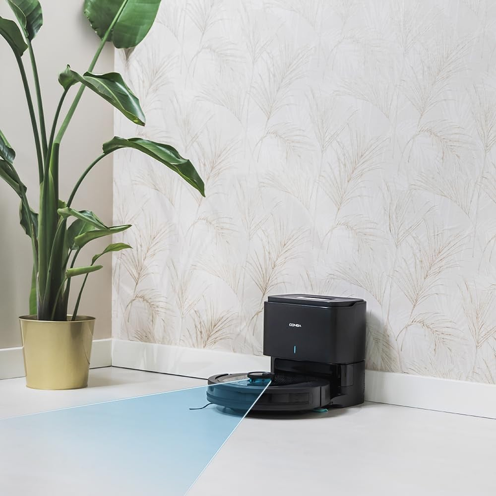 Robot de aspirare Conga 8490 Ultimate Ultra, 4 in 1, 7000 Pa, Laser, Autonomie 170 minute, 2 perii centrale, Functie mop, baza autocuratare [4]