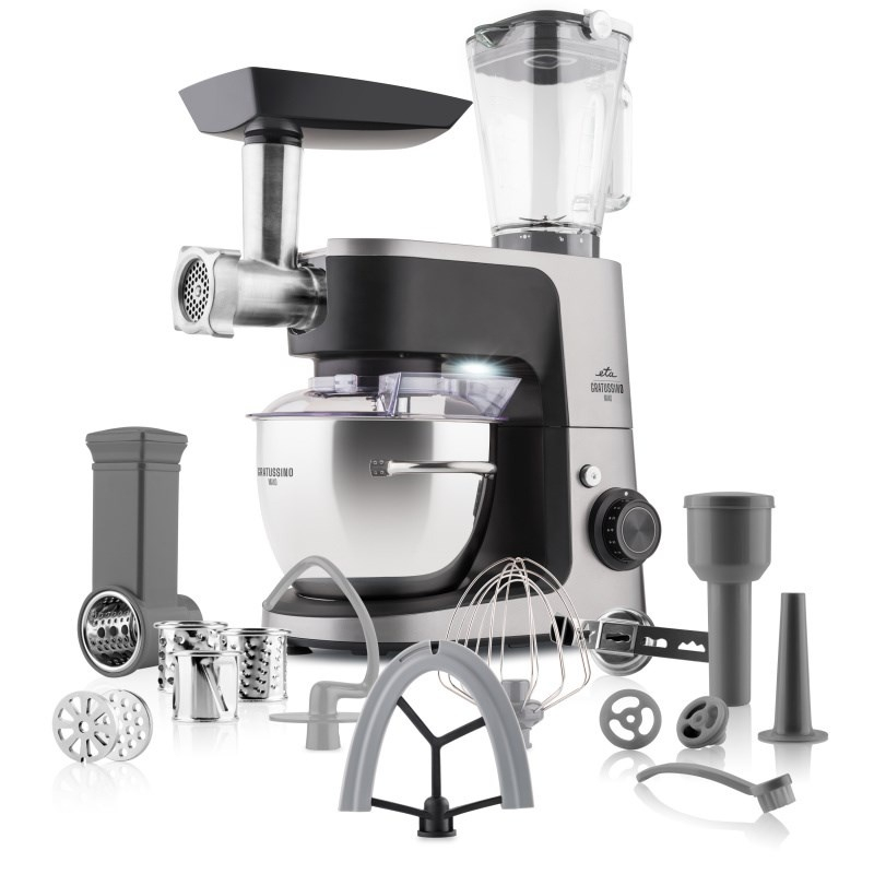 Robot de bucatarie ETA Gratussino III 3023 90020, 1200W, 4.5 litri, control continuu al vitezei + PULS, negru/gri [2]