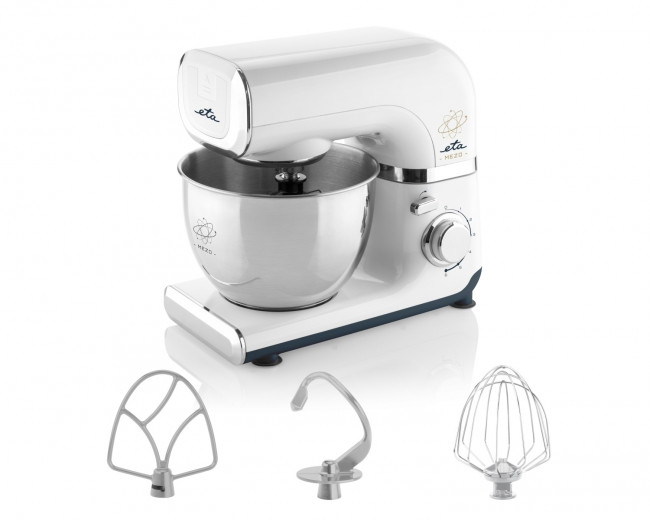 Robot de bucatarie ETA Mezo 003490010, 600 W, 4 litri, reglare continua a vitezei, sistem de amestecare planetar, alb [9]