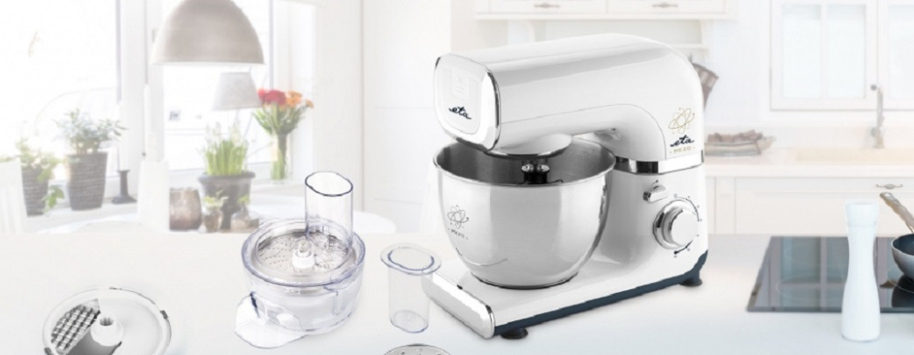 Robot de bucatarie ETA Mezo 003490010, 600 W, 4 litri, reglare continua a vitezei, sistem de amestecare planetar, alb [11]