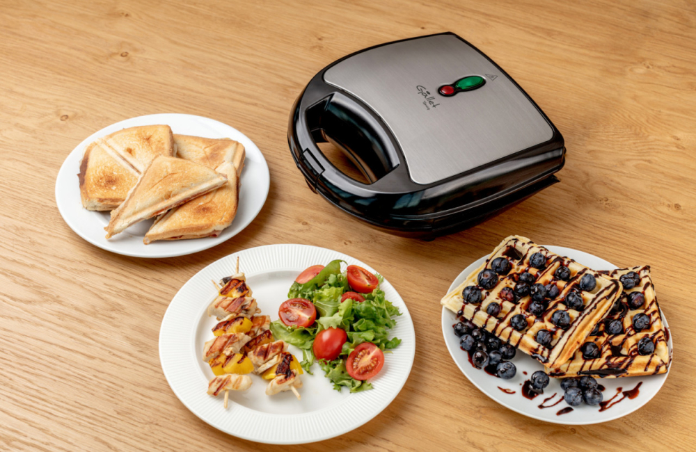 Sandwich-maker 4 in 1 Gallet Torcy CRO 616, 700W, 4 tipuri de placi detasabile [4]