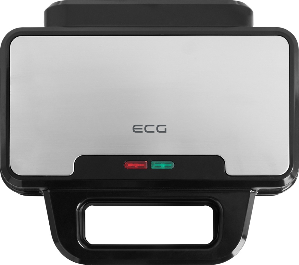 Sandwich maker ECG S 2120 Grande, 900 W, 4 sandvisuri triunghiulare, design din otel inoxidabil si plastic [4]