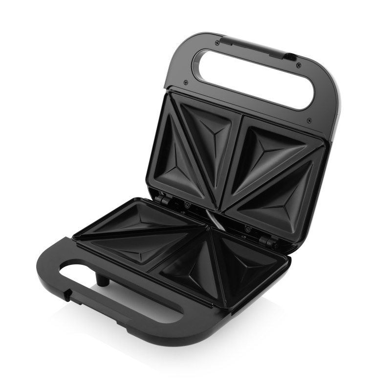 Sandwich maker ETA Krusto 4163 90000, 750W, 4 sandwich-uri triunghiulare, placi nonaderente, otel inoxidabil [2]