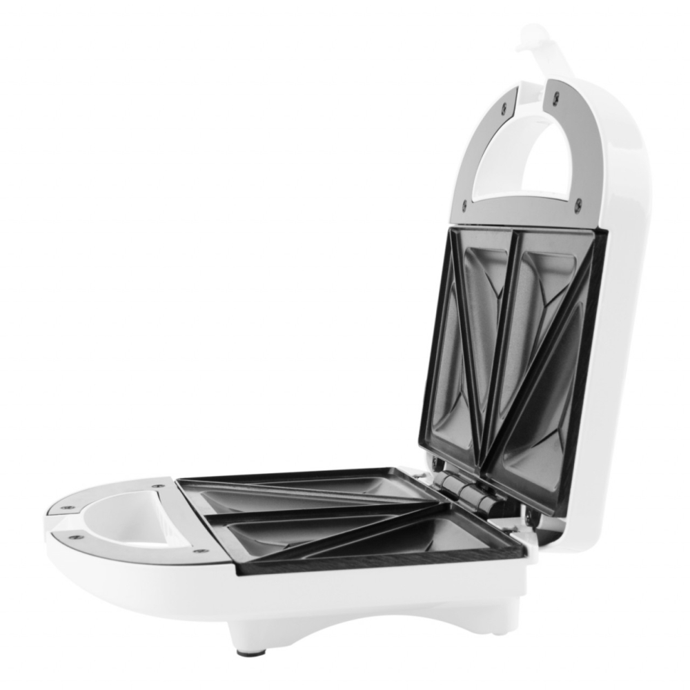 Sandwich maker GALLET SAUMUR CRO625, 800 W, 4 sandwich-uri triunghiulare, alb [8]