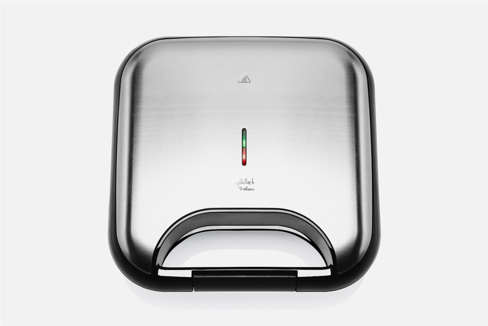 Sandwich maker GALLET TRELON CRO615, 750 W, otel inoxidabil, 4 sandwich-uri triunghiulare [4]