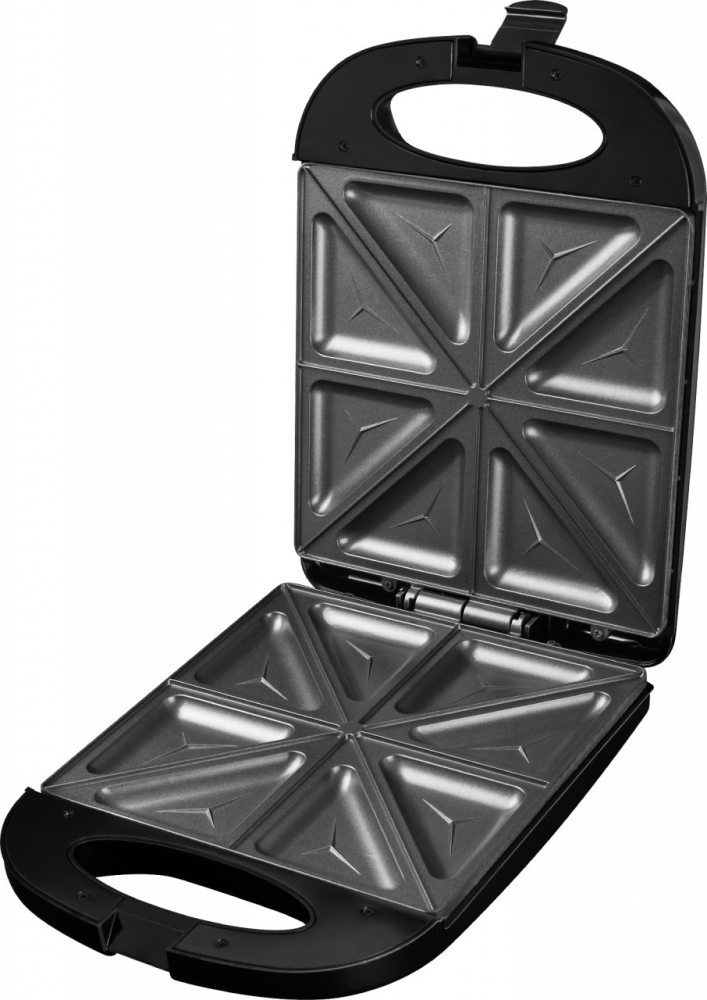 Sandwich maker XXL ECG S 4232 Family Black, 1200 W, 8 sandvisuri triunghiulare simultan [3]