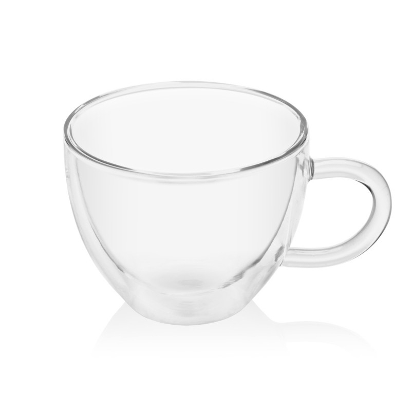 Set 2 cesti pentru cappuccino ETA5180 92010, 230 ml, pereti dubli din sticla borosilicata [5]