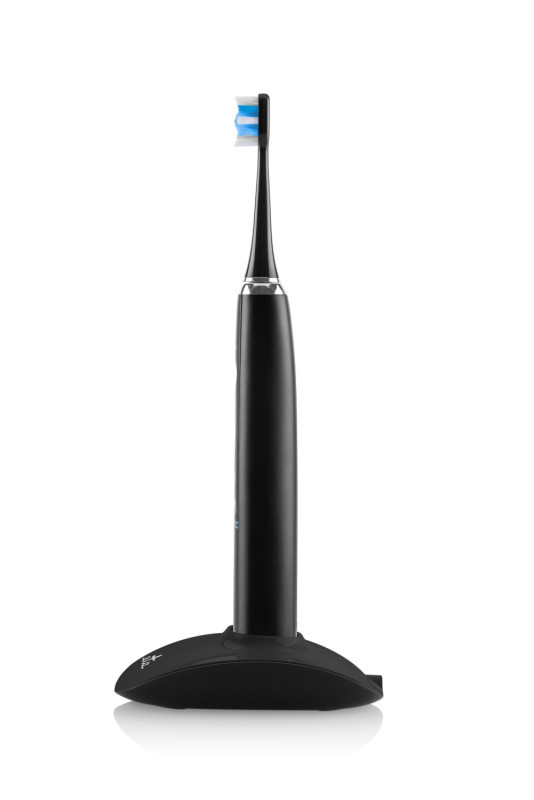 Set 2 x Periuta de dinti electrica sonica ETA Sonetic 3707 90010, dezinfectare UV, IPX7, MicroBUBBLES, alb si negru [6]