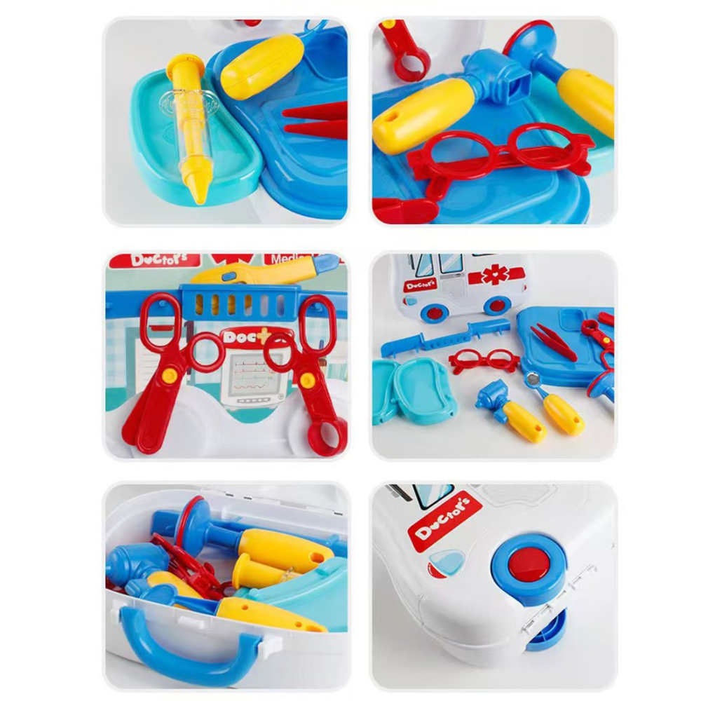 Set de joaca doctor Rovo 918, trusa de doctor, 13 piese [4]