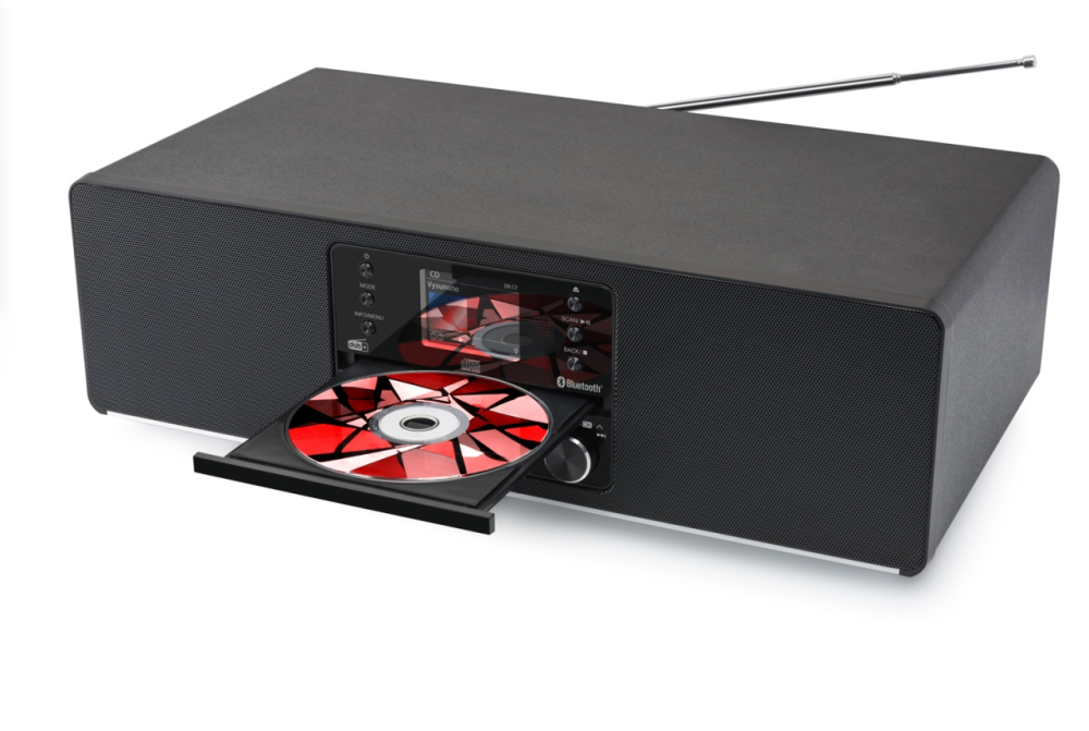 Sistem audio JVC ALL-IN-ONE RD-E984B, 2 x 25W, Radio internet, Tuner Digital Dab+/FM, Unitate CD, Bluetooth, Negru [3]