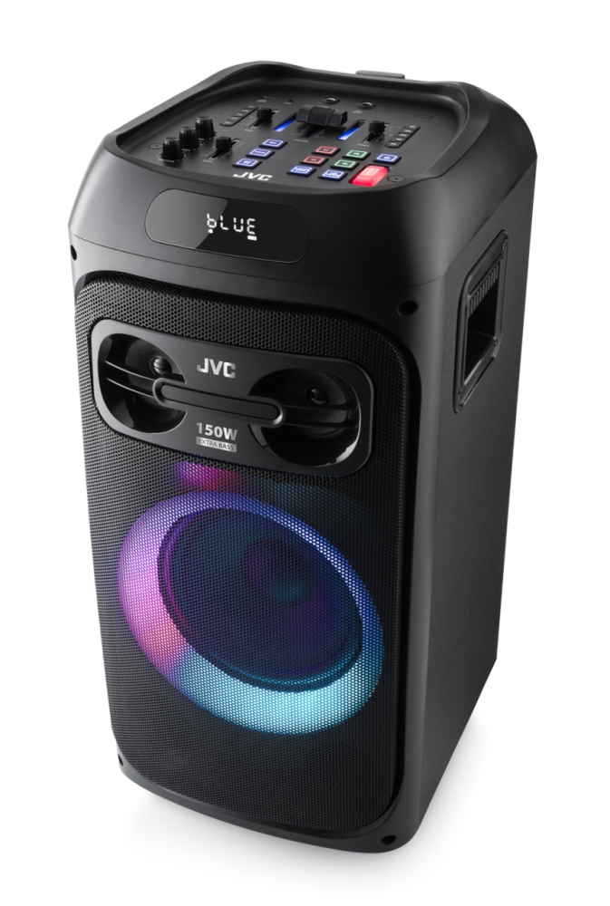 Sistem audio portabil JVC XS-EP514B, 150W (RMS), Acumulator 11.1 V/4 Ah (16 h), Bluetooth, USB, Radio FM, Microfon, AUX IN, Intrare chitara [3]