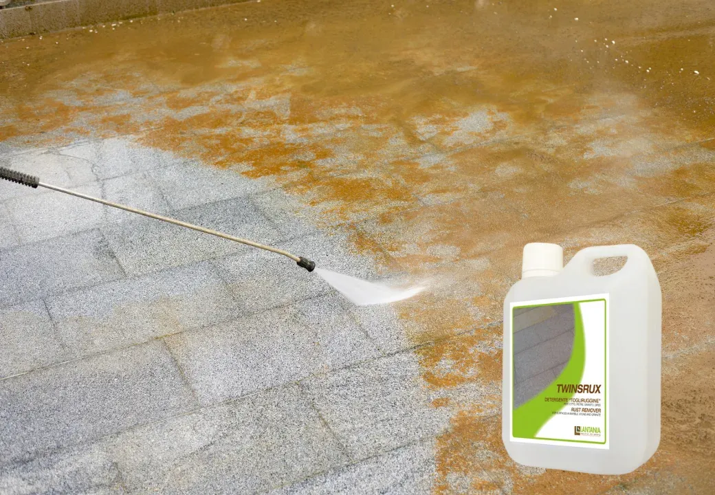 Solutie detergent pentru indepartarea ruginei de pe suprafetele din marmura, piatra si granit - Twinsrux - 1 litru [3]