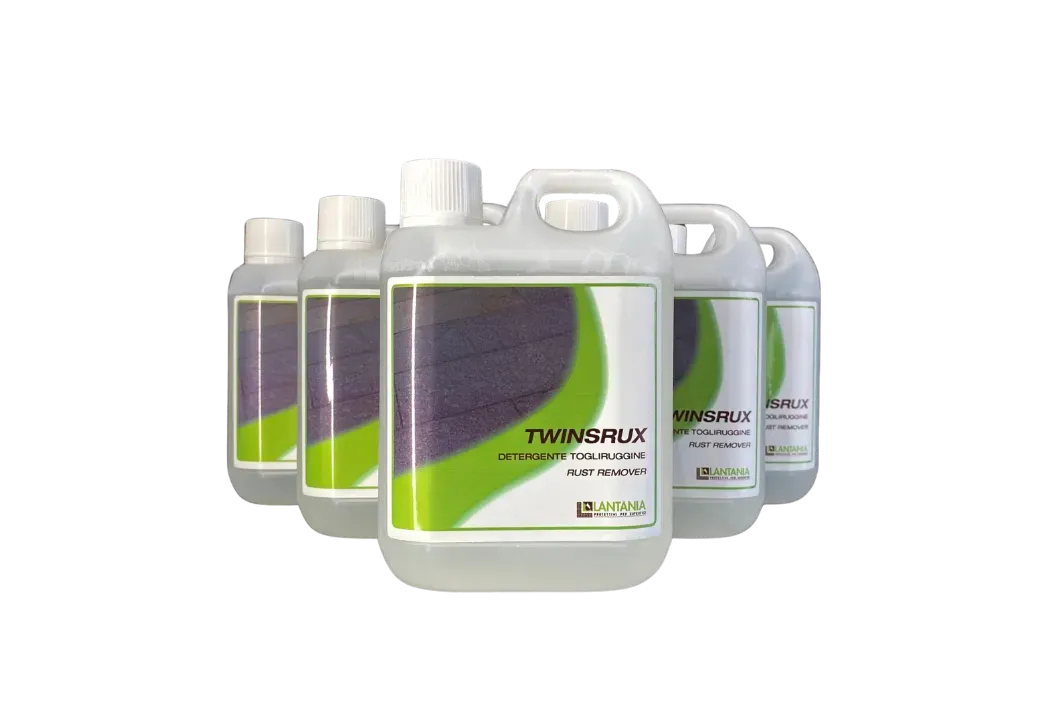 Solutie detergent pentru indepartarea ruginei de pe suprafetele din marmura, piatra si granit - Twinsrux - 1 litru [2]