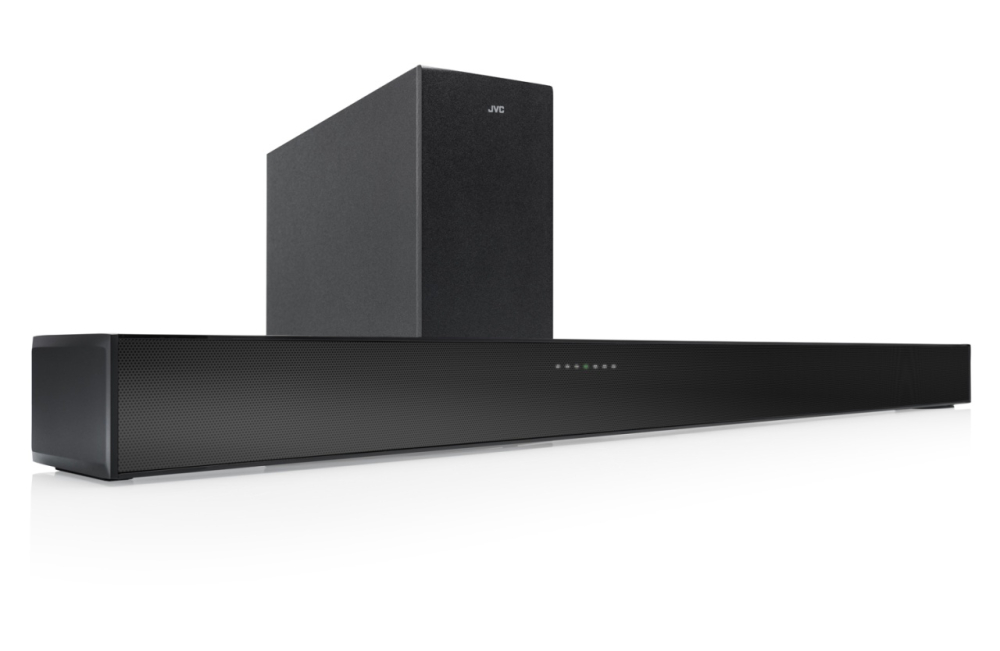 Soundbar 2.1 JVC H-E434B, RMS 200 W, USB, Subwoofer, Bluetooth, Surround Dolby Digital, telecomanda [2]