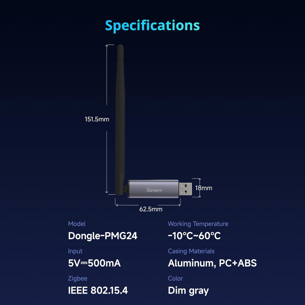 Suport Gateway Universal SONOFF ZigBee Dongle Plus MG24, Home Assistant, openHAB, Zigbee2MQTT [5]