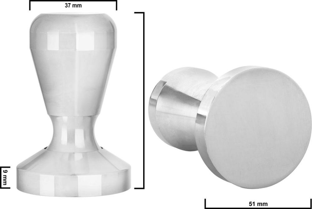 Tamper profesional pentru cafea ECG Fuso 51 mm [4]