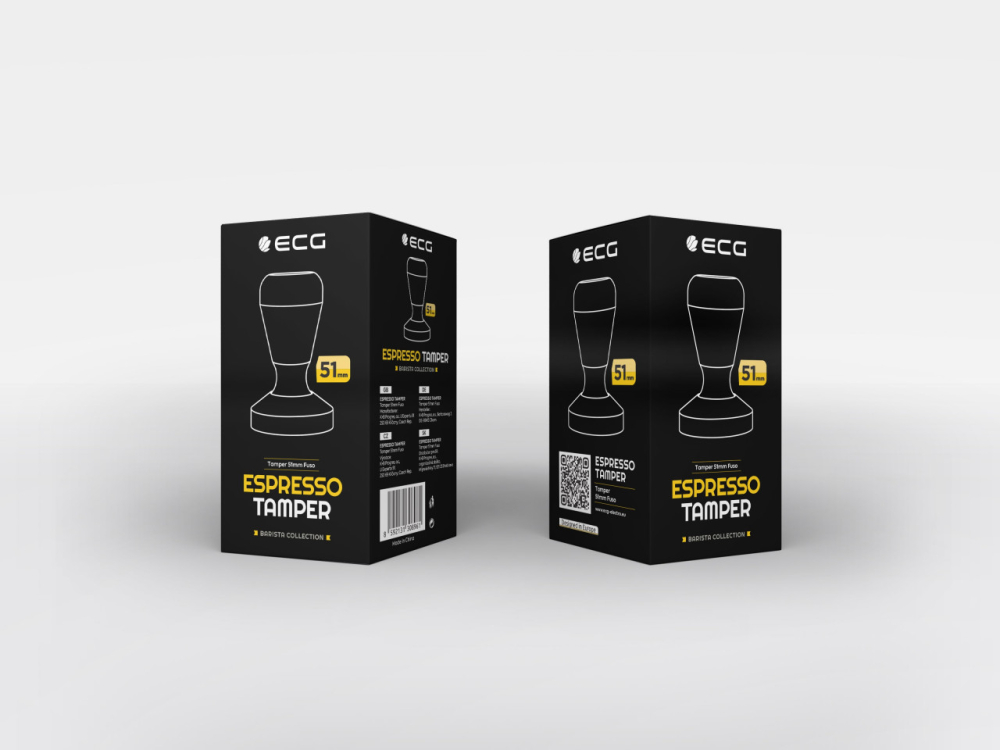 Tamper profesional pentru cafea ECG Fuso 51 mm [8]