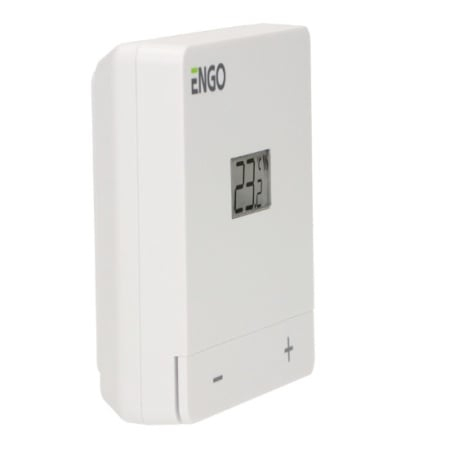 Termostat de camera ENGO EASY cu fir, alb, baterie [2]