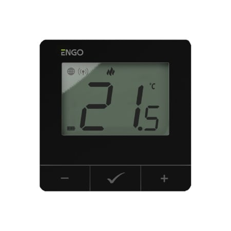 Termostat de cameră smart ENGO E20i WiFi, Tuya - negru [2]