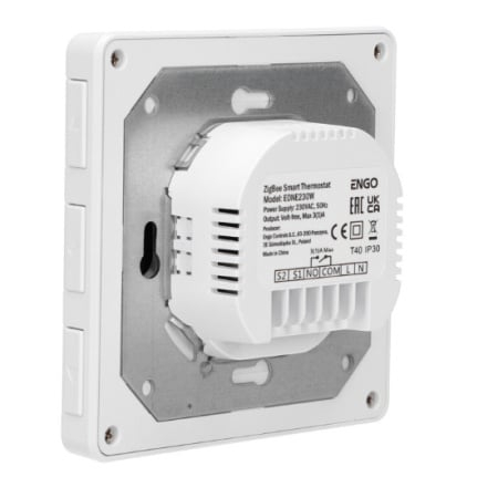 Termostat inteligent ENGO ONE ZigBee, alb, incastrabil, 230V  [3]