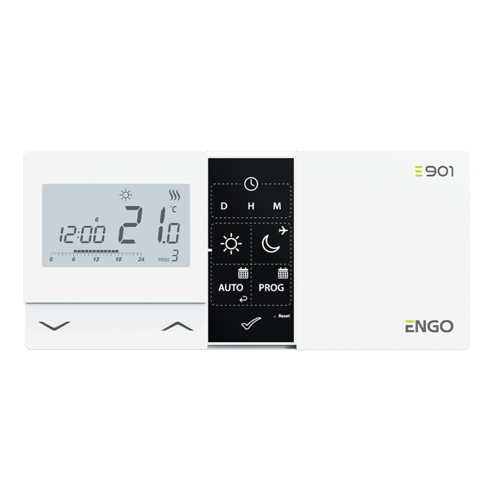 Termostat progrmabil, aparent, cu fir ENGO E901  [2]
