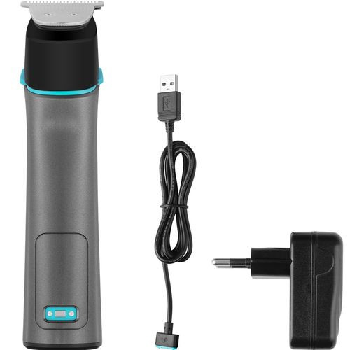 Trimmer multifunctional fara fir ECG GRS 3820 Magnetic, 3 capete, 9 atasamente, Li-Ion 500 mAh , IPX5 [9]