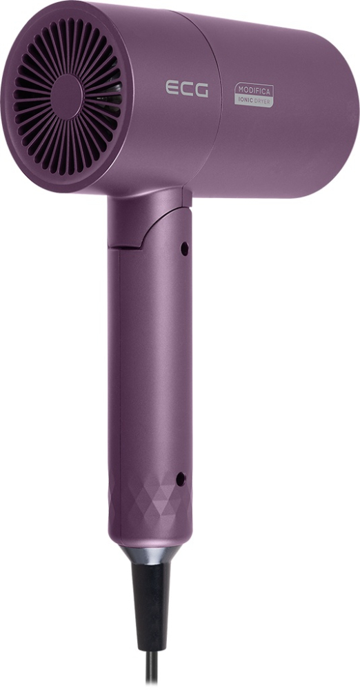 Uscator de par cu ionizare ECG Modifica Chiara, 1600 W, 2 niveluri de temperatura, concentrator, violet [5]