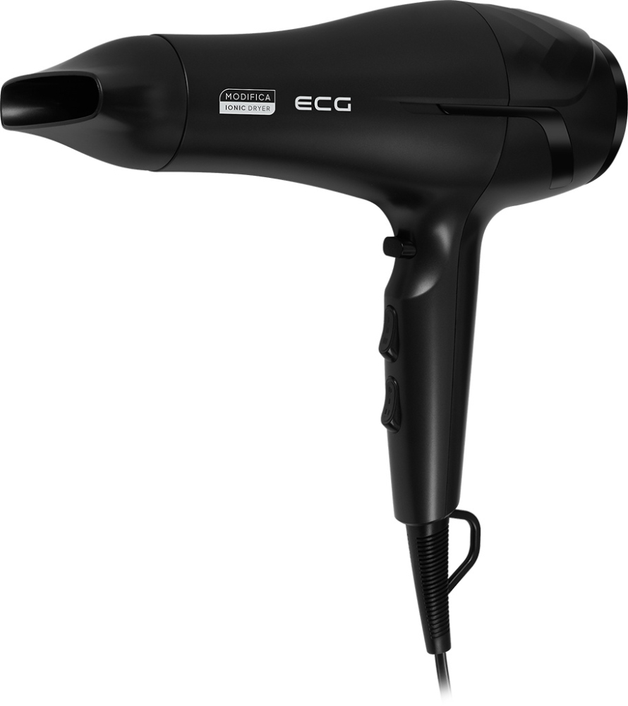 Uscator de par cu ionizare ECG Modifica Nera Grande+, 2200 W, 2 viteze, 3 niveluri de temperatura, difuzor, negru [4]