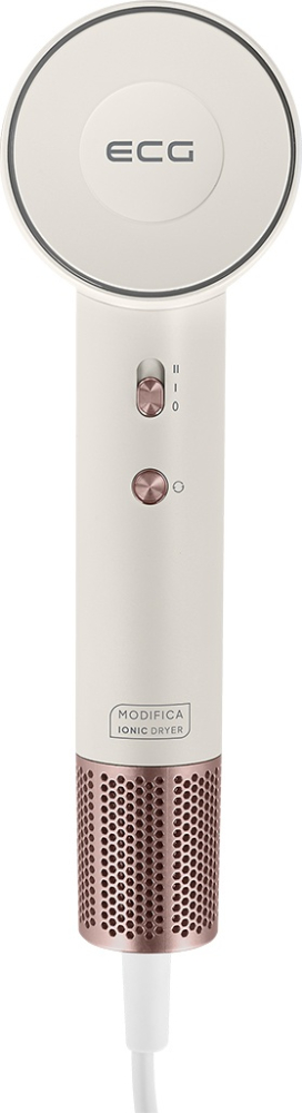 Uscator de par cu ionizare ECG Modifica Sonica, 1600 W, motor BLDC 110.000 rot/min, indicator temperatura, concentrator magnetic [8]