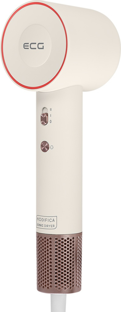 Uscator de par cu ionizare ECG Modifica Sonica, 1600 W, motor BLDC 110.000 rot/min, indicator temperatura, concentrator magnetic [5]