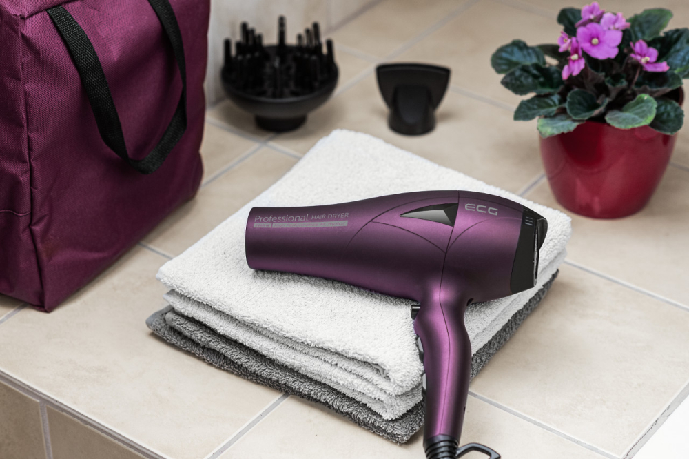 Uscator de par ECG VV 3121 Professional cu ionizare, 2100 W, 2 viteze, 3 setari de temperatura [6]