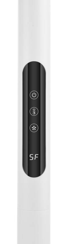 Ventilator cu picior ETA Breezo 460790000, design de lux, 60 W, 45 cm, 4 viteze, 5 palete, oscilatie, temporizator, LED, telecomanda, alb [8]