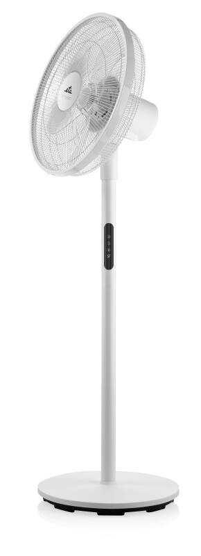 Ventilator cu picior ETA Breezo 460790000, design de lux, 60 W, 45 cm, 4 viteze, 5 palete, oscilatie, temporizator, LED, telecomanda, alb [7]