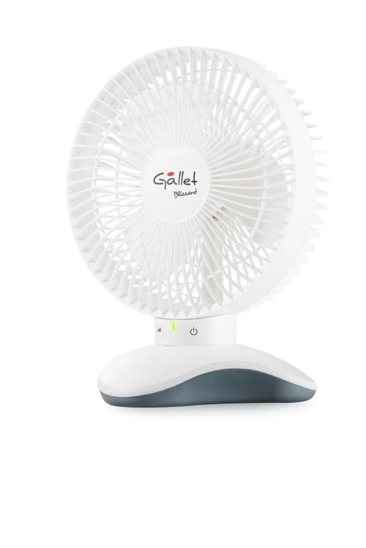 Ventilator de birou Gallet VEN6 Blizzard, 15 cm, 3 viteze, oscilatie, 5 W, alimentare prin cablu USB [4]