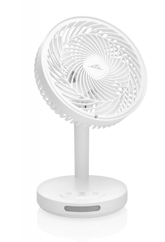 Ventilator de masa fara fir ETA Windy 0607 90000, 16.6 cm, 3 viteze, iluminare LED, alb [5]