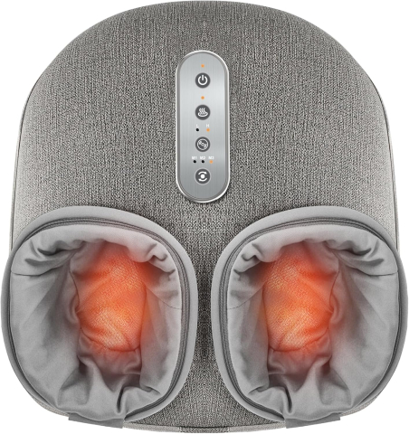 Aparate de masaj - Aparat de masaj picioare Medcursor A02-FM04, Masaj Shiatsu, caldura, compresie aer cu 2 niveluri, 3 moduri