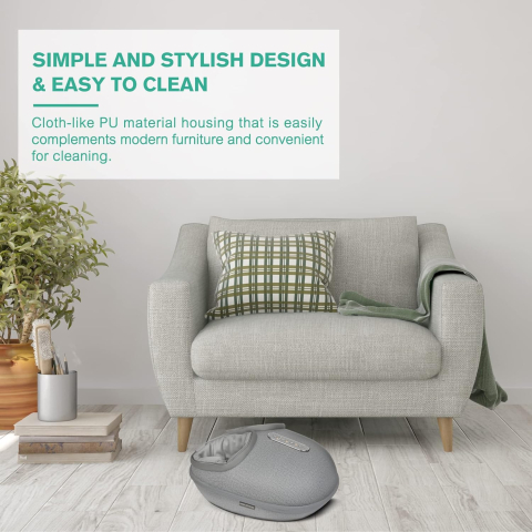 Aparat de masaj picioare Medcursor A02-FM04, Masaj Shiatsu, caldura, compresie aer cu 2 niveluri, 3 moduri [3]