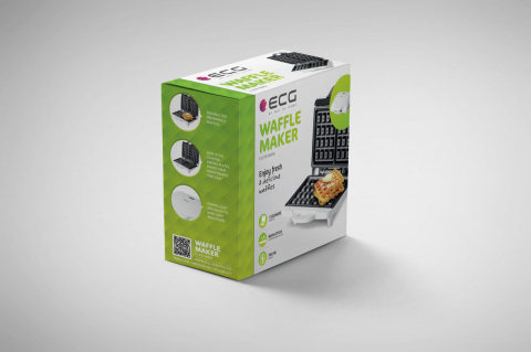 Aparat pentru preparat vafe ECG S 1370 Waffle, 700 W, 2 vafe [4]