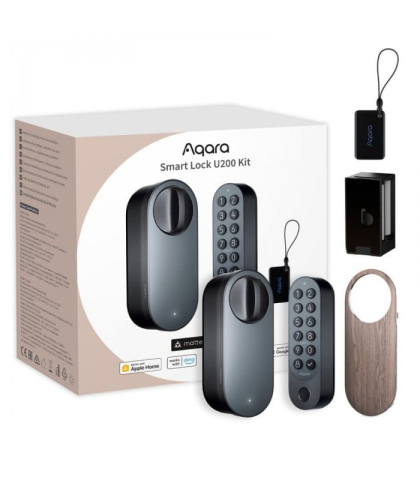 Smart Home - Aqara Smart Lock U200 Kit, Black