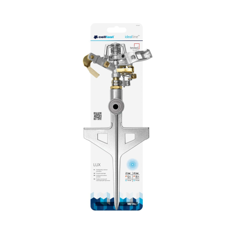 Aspersor pulsatoriu profesional Cellfast LUX IDEAL, metalic, 6 bari [3]