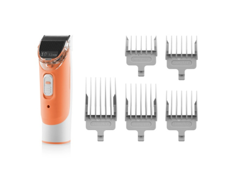 Aspirator 6 in 1 ETA Pet Master 4216 90000 pentru toaletarea animalelor de companie, silentios, alb/portocaliu [3]