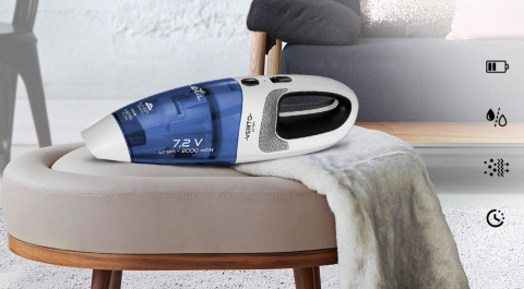 Aspirator de mana ETA VERTO 1442, 7.2 V Li-ion, aspirare umeda si uscata [1]