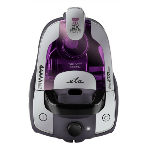 Aspiratoare fara sac - Aspirator fara sac ETA Salvet Animal 1513, 700 W, 2.2 litri, motor ECO, filtre HEPA