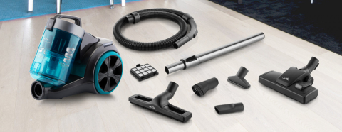 Aspirator fara sac ETA Stellar 1221, 700 W, 1,5L, tehnologie Cyclone, motor ECO, 2 filtre HEPA [1]