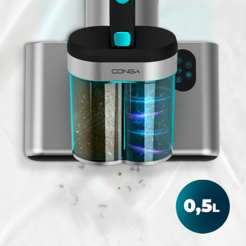 Aspirator UV de pat antiacarieni Cecotec Conga Rockstar 4000, 400W, 13000Pa, aer cald, depozit dublu [8]