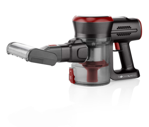 Aspirator vertical 2 in 1 ETA Fenix 2233 90000, baterie Li-Ion 25.2 V / 2200 mAh, recipient 0.6 l, gri cu rosu [7]