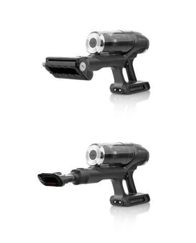 Aspirator vertical 2 in 1 ETA Sonar 2232 90000, baterie Li-Ion 25.2 V, 0.5 litri, 2 filtre HEPA, 3 niveluri de putere, imbinare flexibila, gri [3]