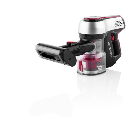 Aspirator vertical 2 in 1 fara fir ETA Elastic 2231, Li-ion 21.6 V, 0.45 l, tub flexibil, negru cu rosu [7]