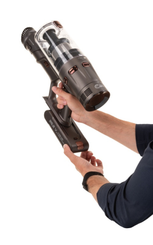 Aspirator vertical 3 in 1 ETA Terier 5247 90000, motor digital 500 W, baterie Li-Ion 25,2 V, afisaj OLED, maro [9]