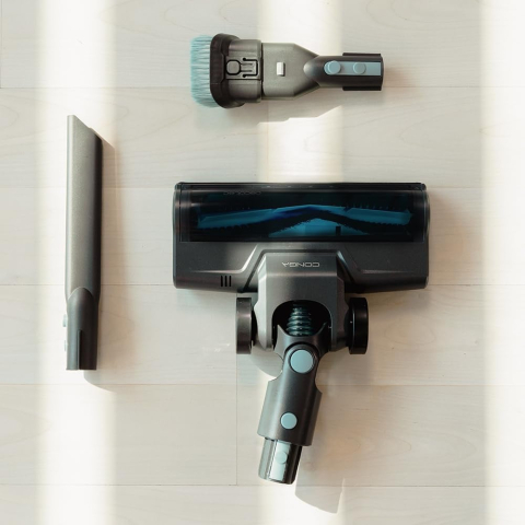 Aspirator vertical 3 in 1 Rockstar 1500 Ray Pure, Putere 215W, 25.2V Li-Ion, 12kPa, Autonomie 45min, Rezervor 500ml [1]